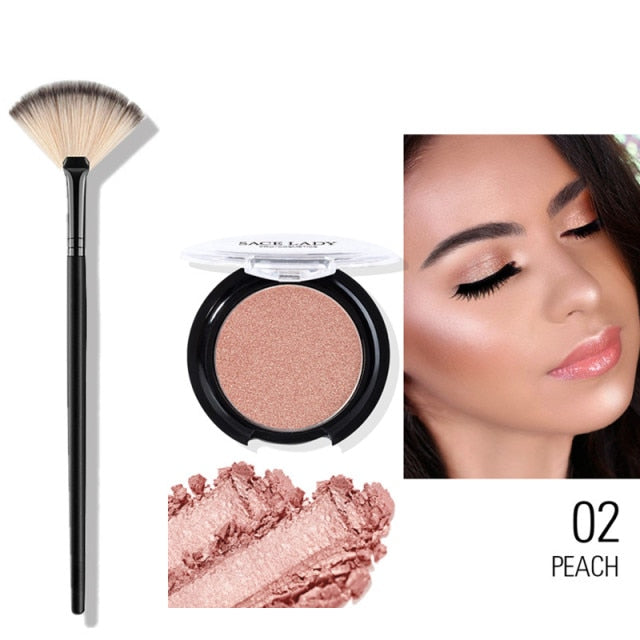Shimmer Highlighter Blush Palette