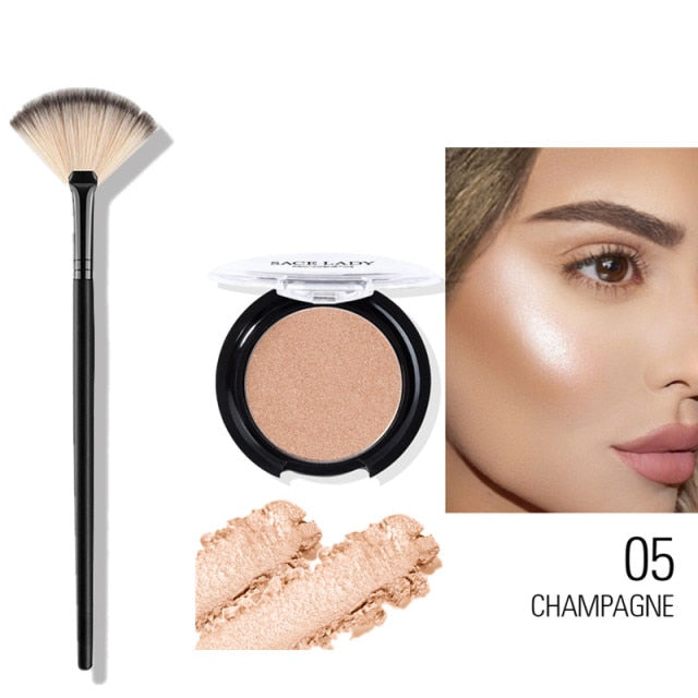 Shimmer Highlighter Blush Palette