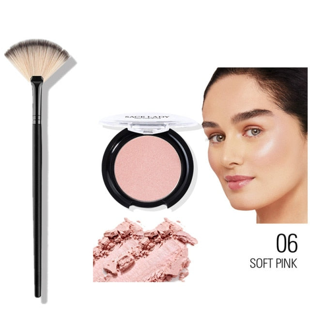 Shimmer Highlighter Blush Palette
