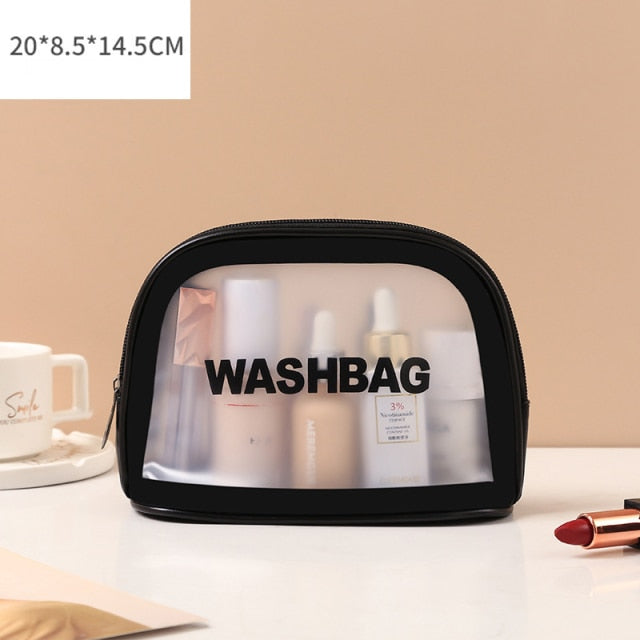 Transparent travel bag
