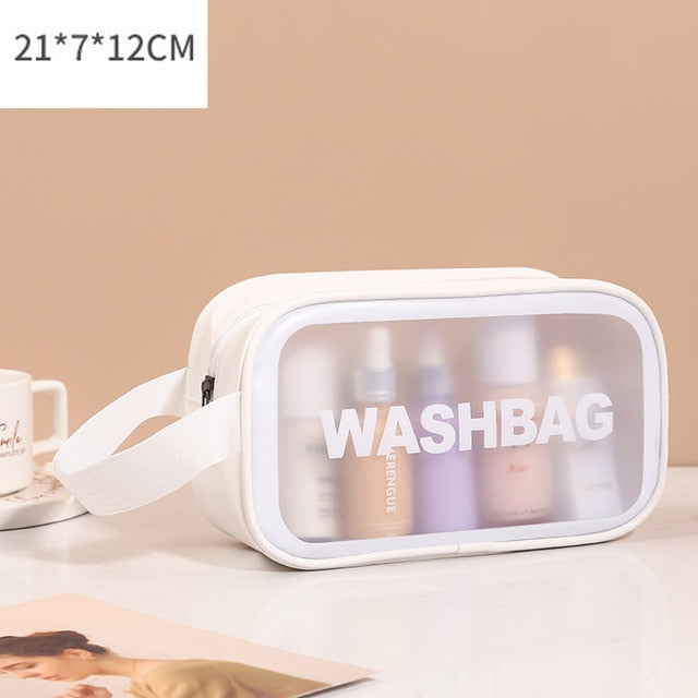 Transparent travel bag