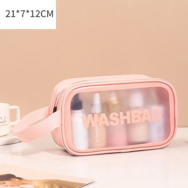 Transparent travel bag