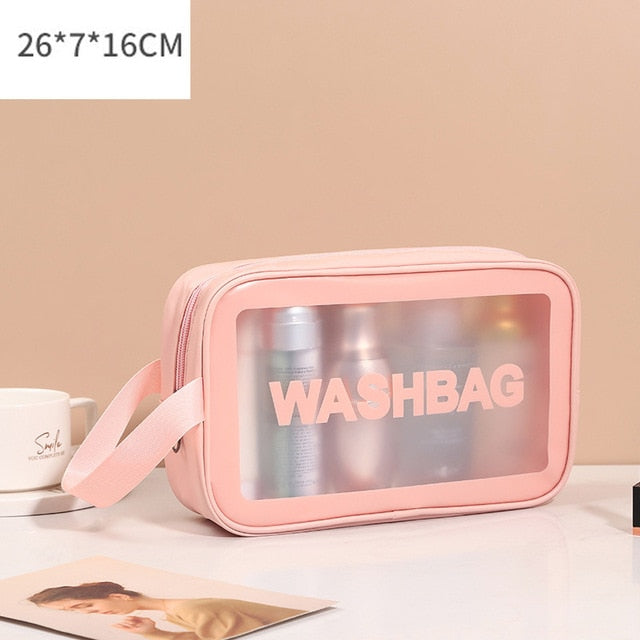 Transparent travel bag