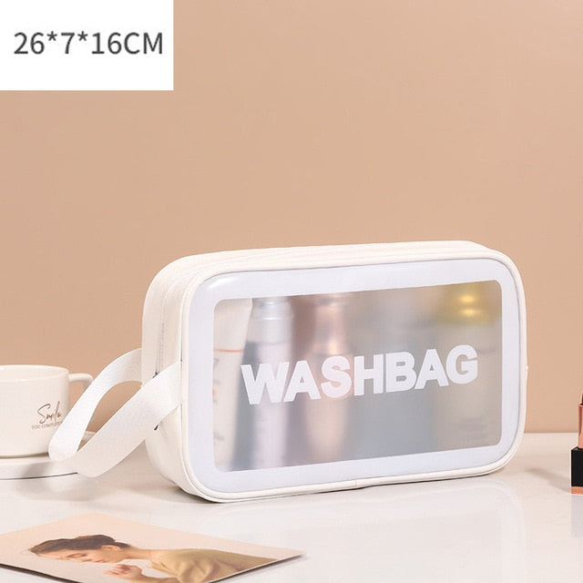 Transparent travel bag
