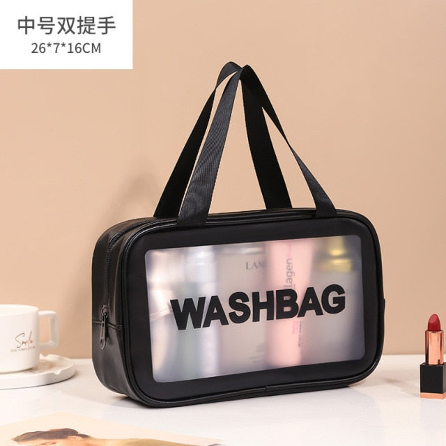 Transparent travel bag