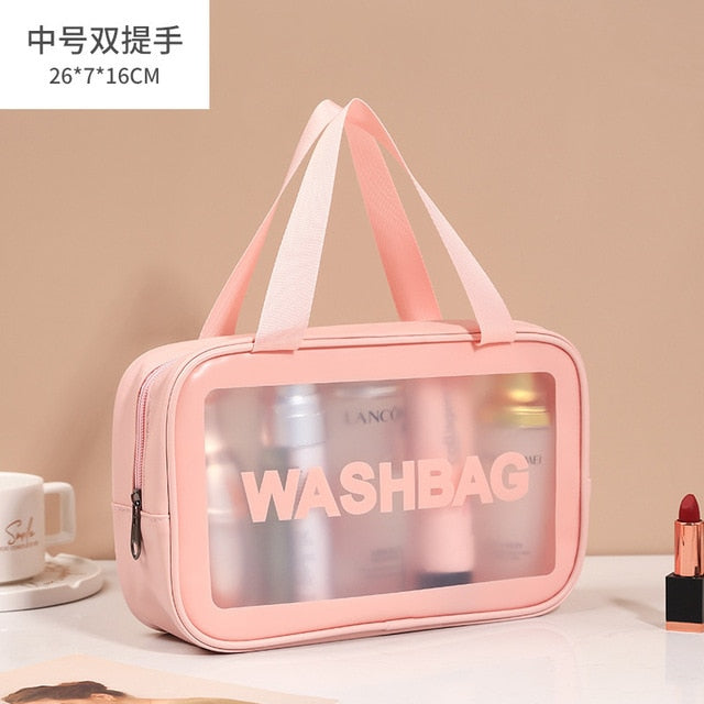 Transparent travel bag