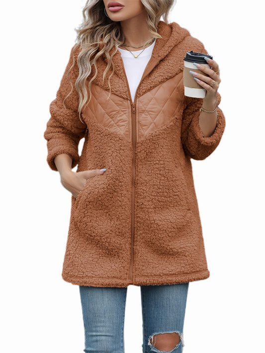 Plush Hooded Jacket