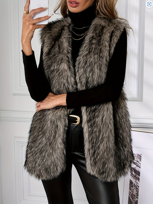 Faux Fur Vest