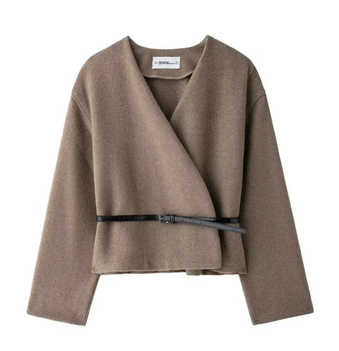 Elegant Belted Jacket