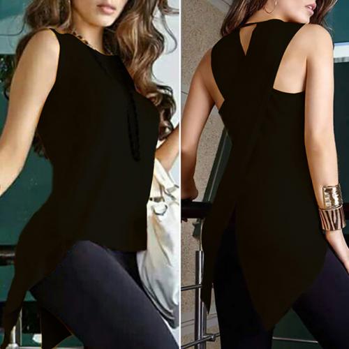 Cross Irregular Tank Top