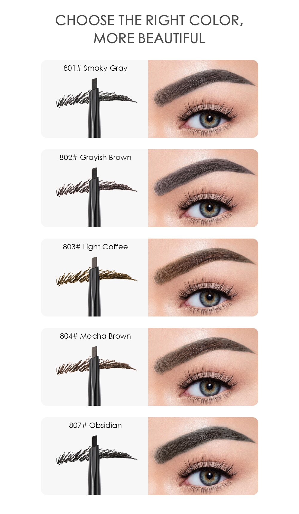 3 Piece Eye Makeup Sets