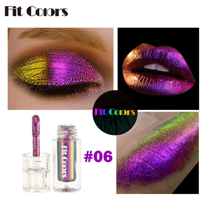 Shiny Metallic Eyeshadow & Lip Gloss
