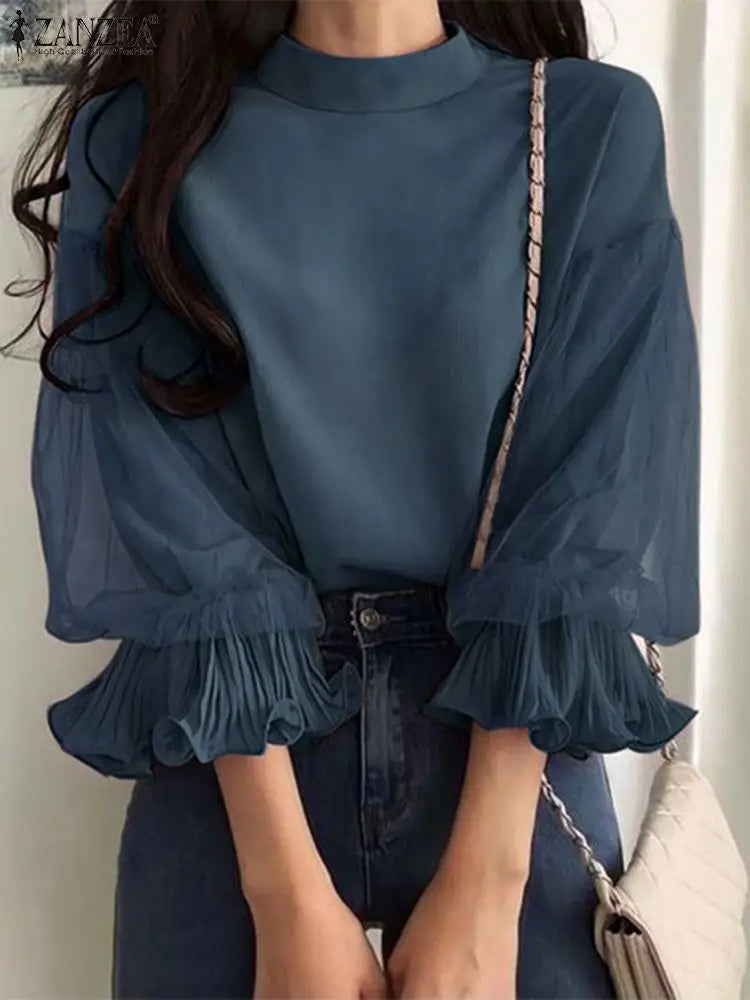 Elegant Ruffle Blouse
