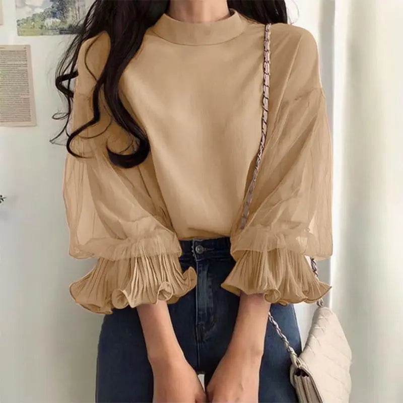 Elegant Ruffle Blouse