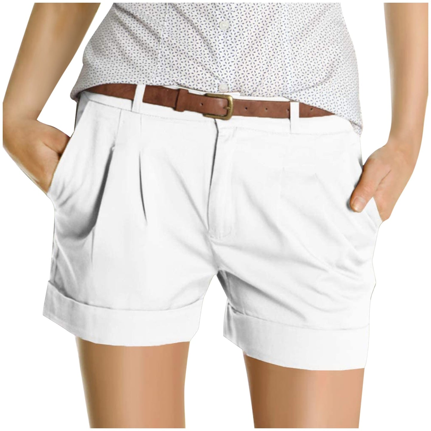 Pleated Shorts
