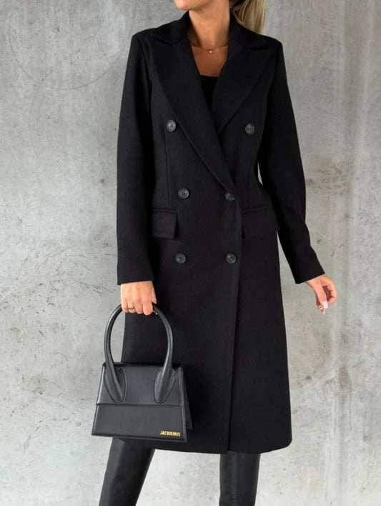 Double-breasted Coat for Women