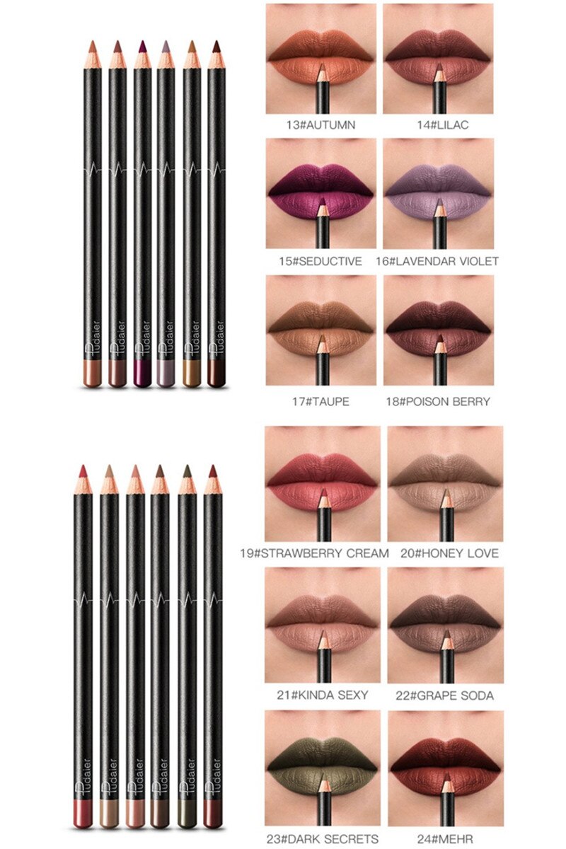 Lip Liner Pencil Set