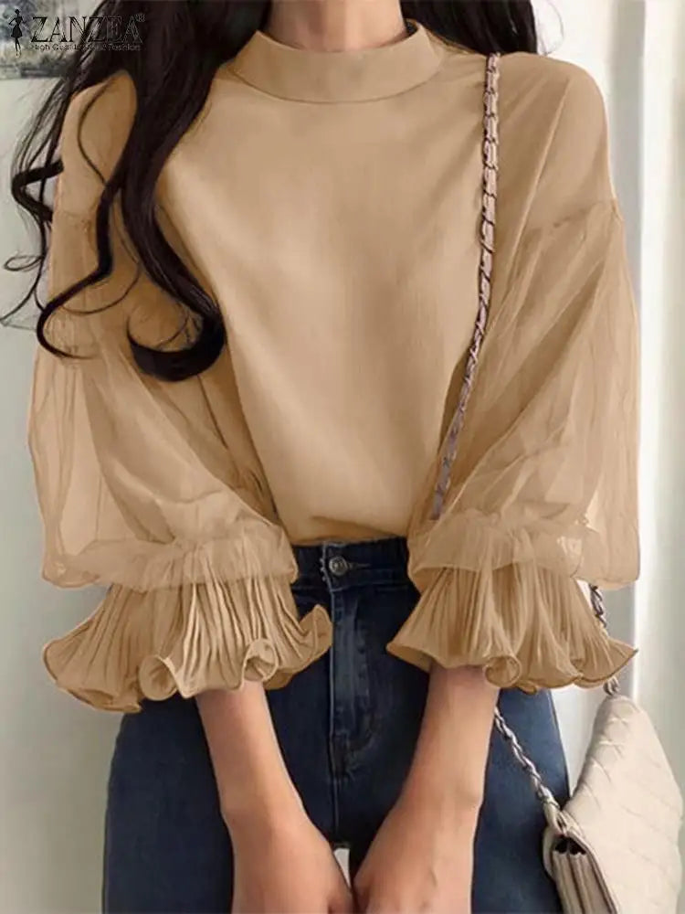 Elegant Ruffle Blouse