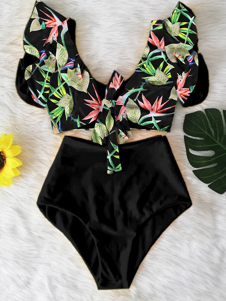 Ruffle Bikini Set