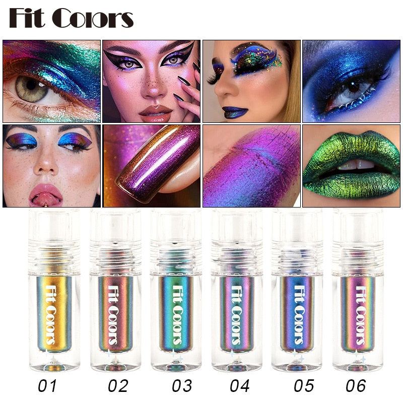 Shiny Metallic Eyeshadow & Lip Gloss