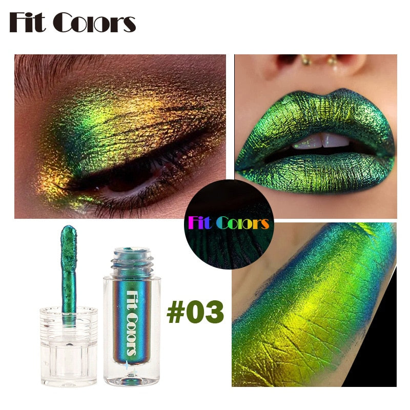 Shiny Metallic Eyeshadow & Lip Gloss