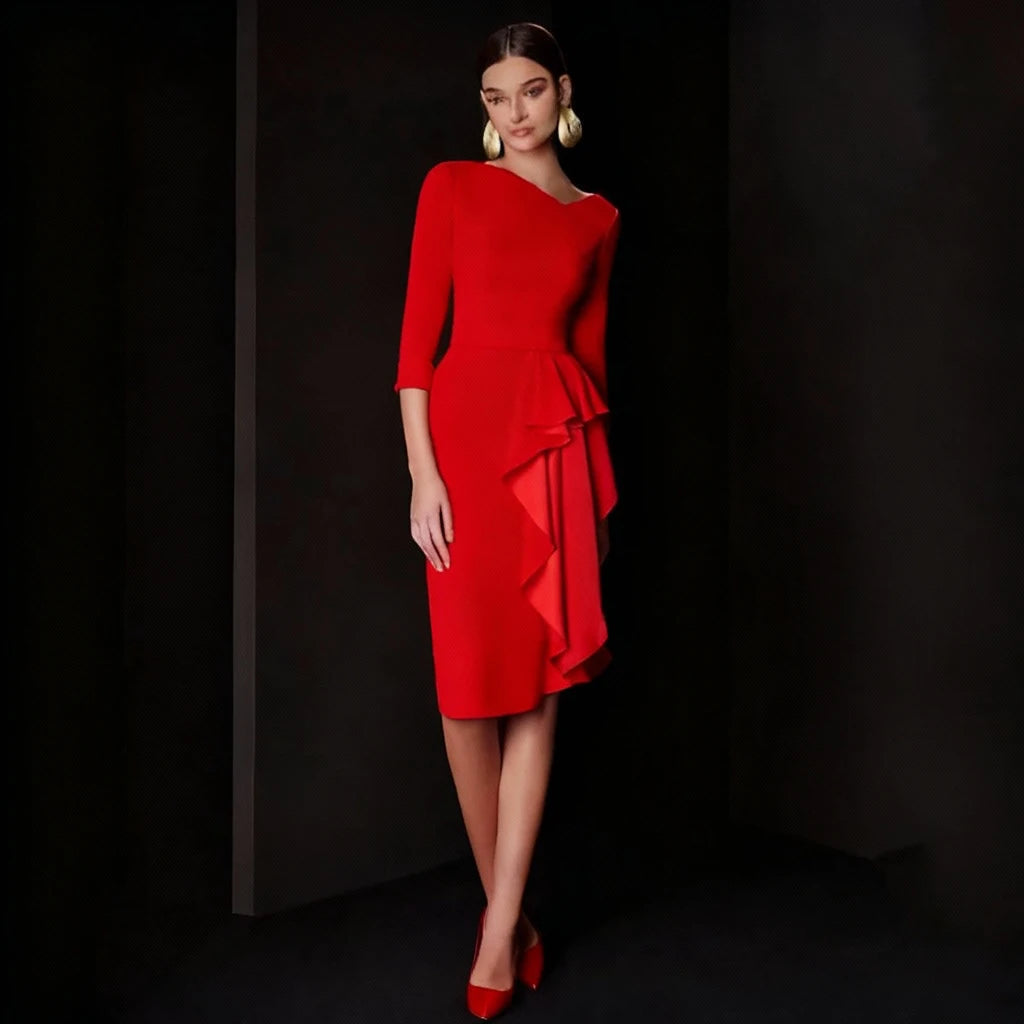 Cocktail Ruffle Dress