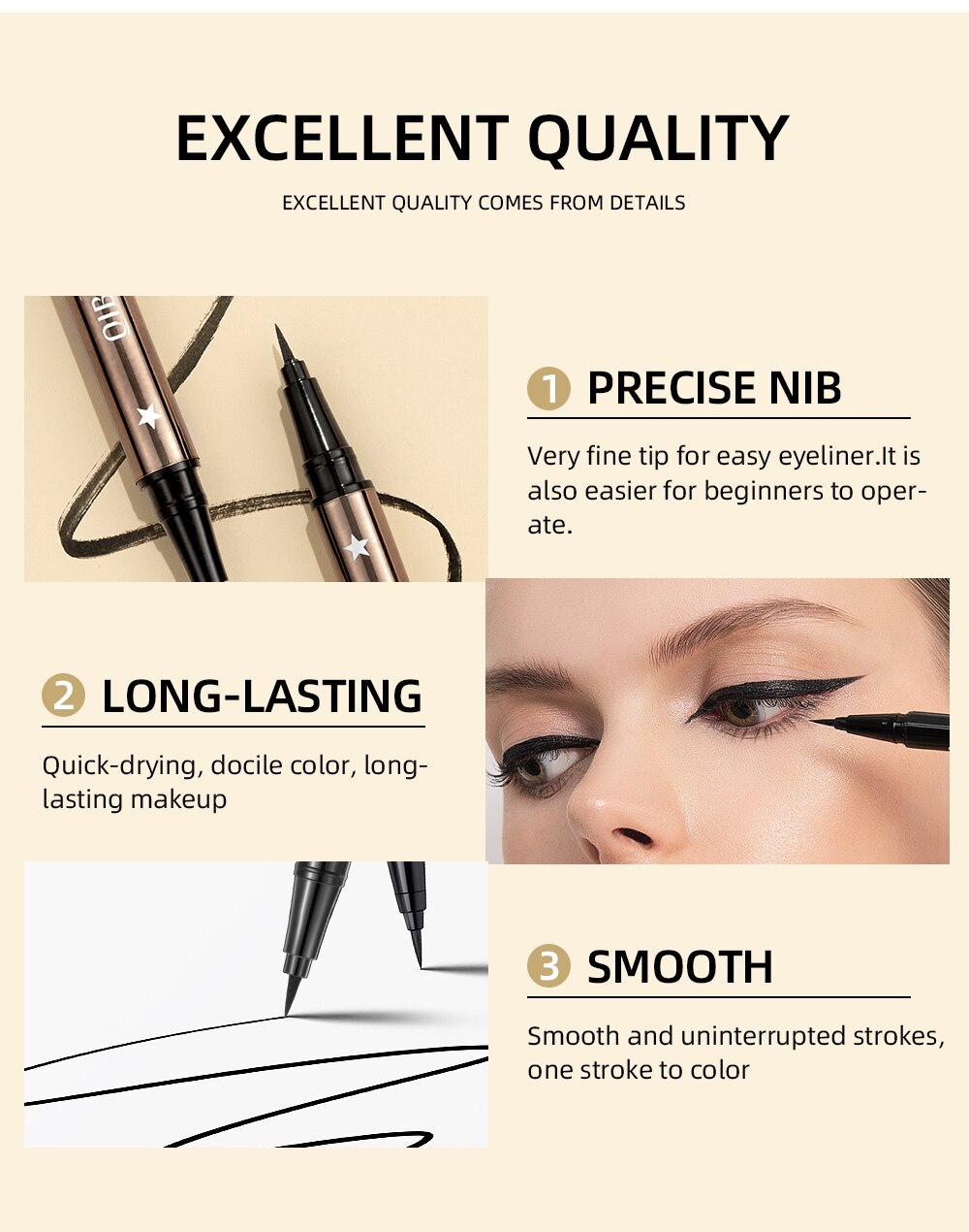 3 Piece Eye Makeup Sets