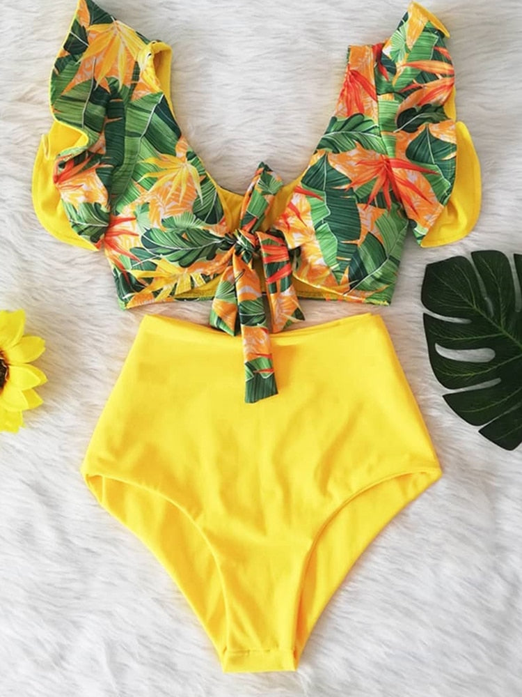 Ruffle Bikini Set