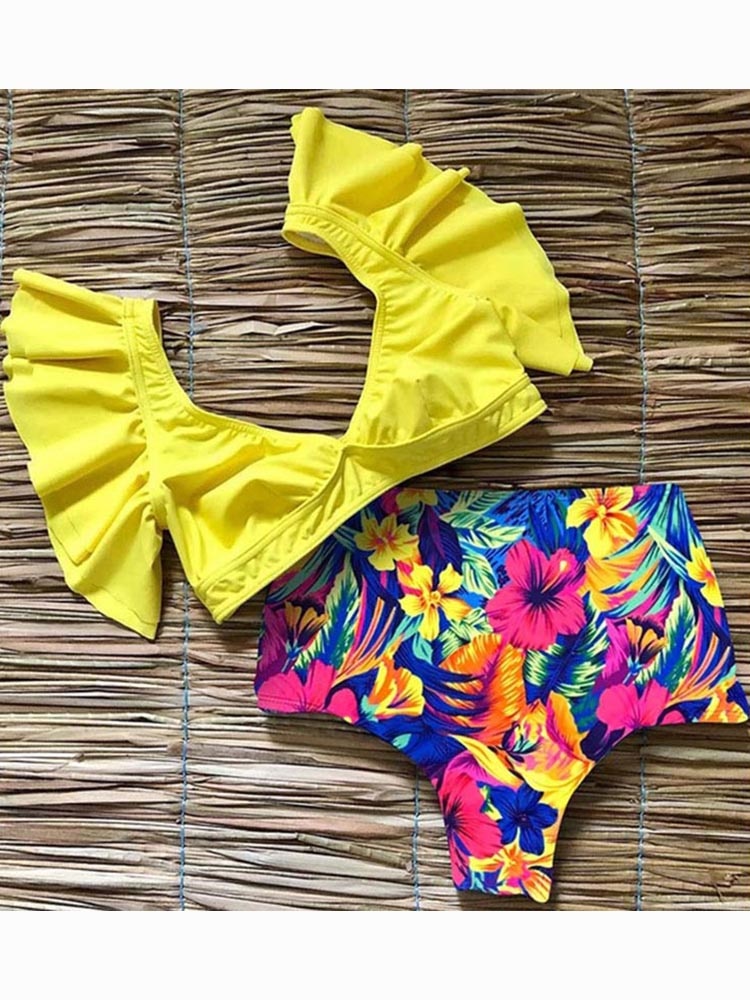 Ruffle Bikini Set