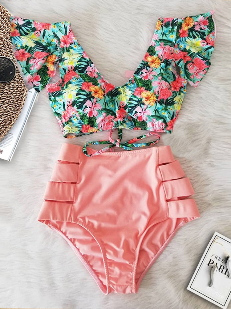 Ruffle Bikini Set