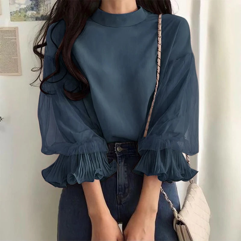 Elegant Ruffle Blouse