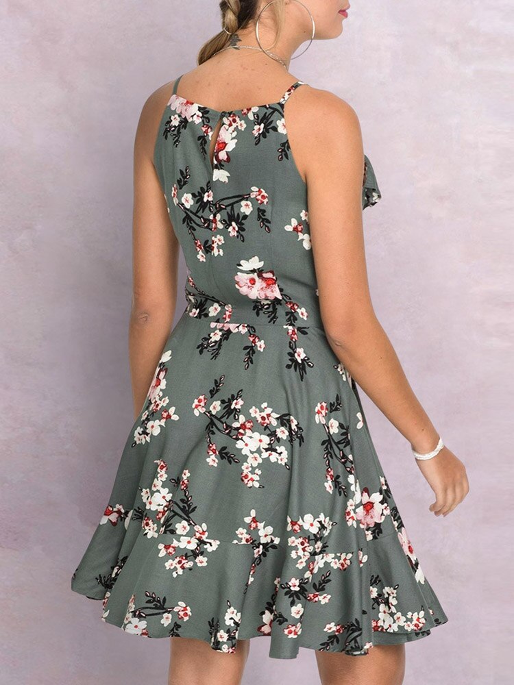 Floral Ruffled Dress