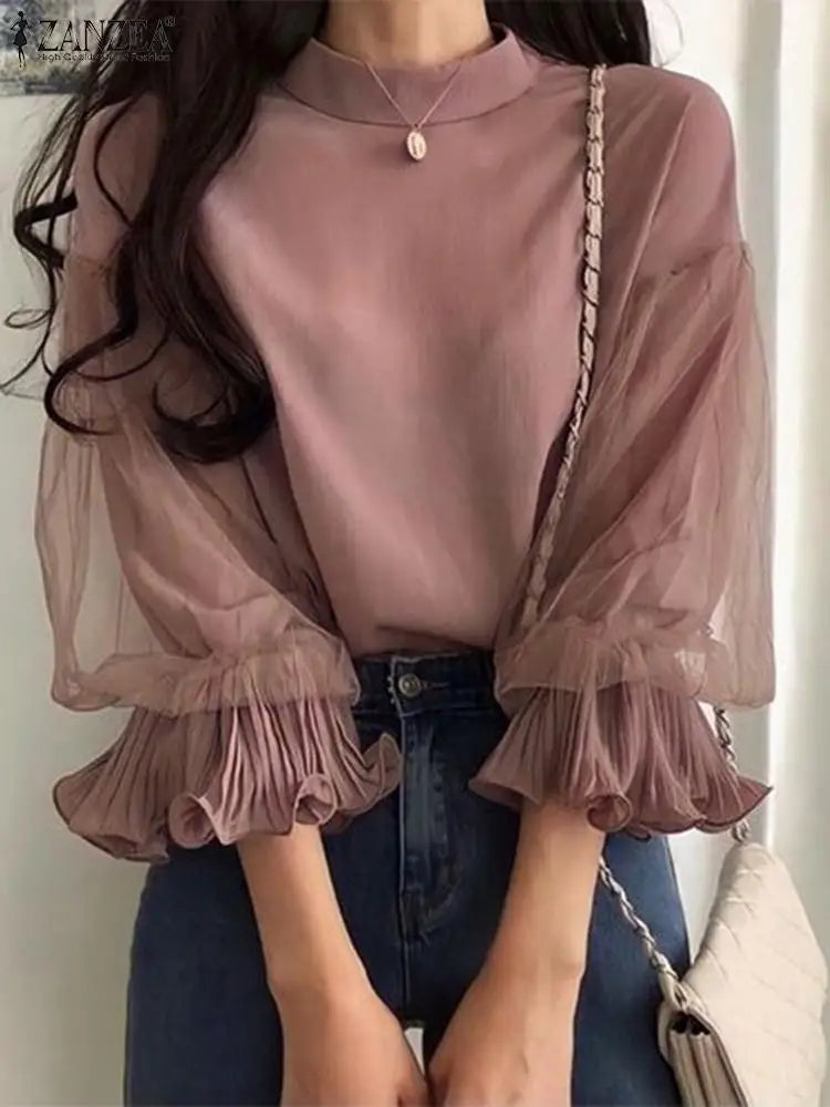 Elegant Ruffle Blouse