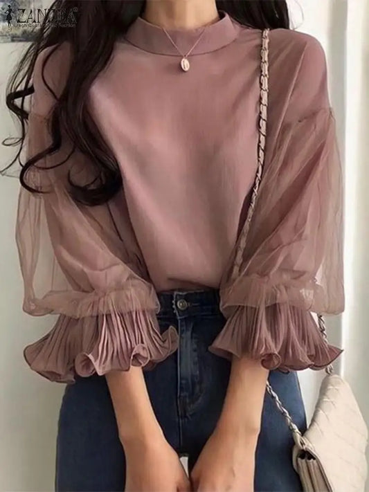 Elegant Ruffle Blouse