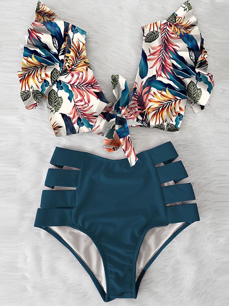 Ruffle Bikini Set