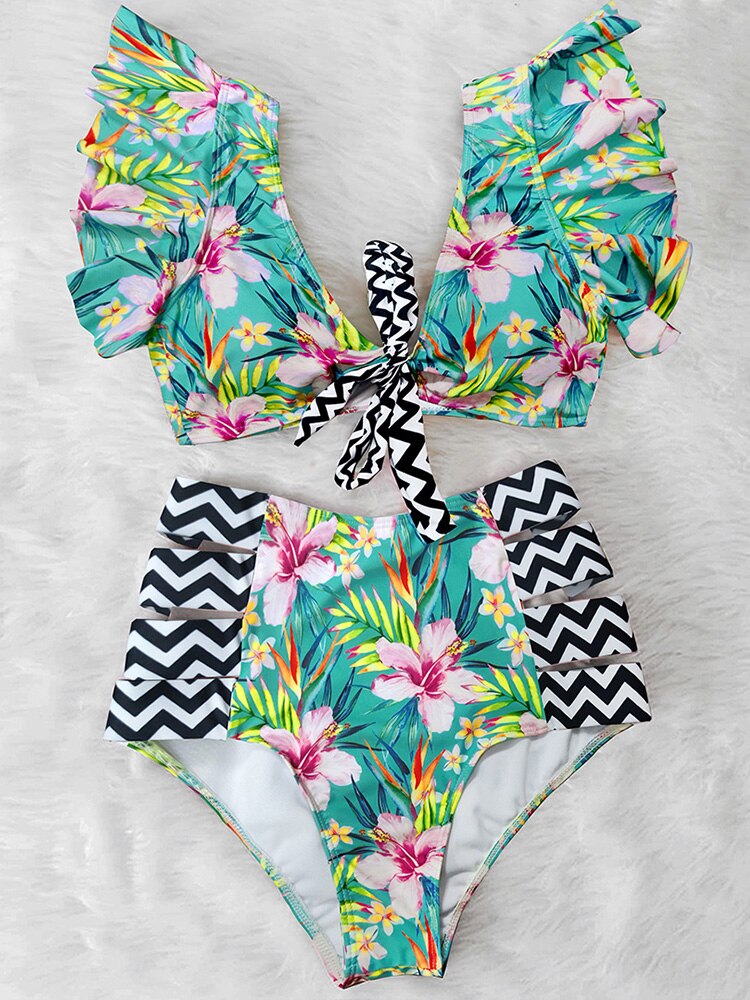 Ruffle Bikini Set
