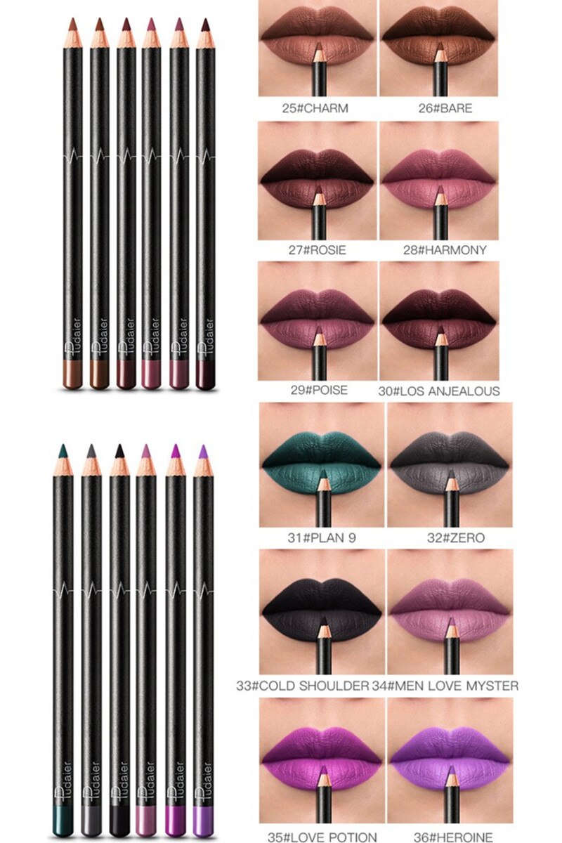 Lip Liner Pencil Set