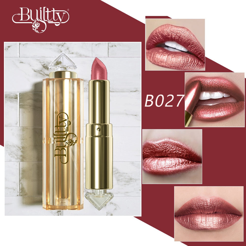 Metallic Matte Glitter Lipstick