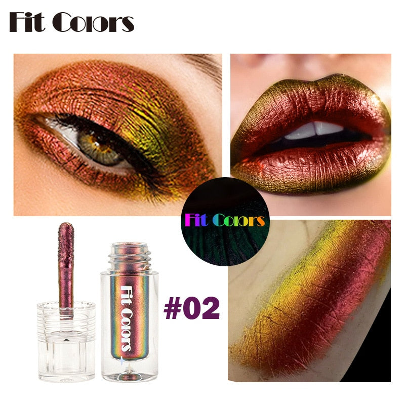Shiny Metallic Eyeshadow & Lip Gloss