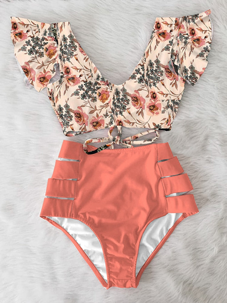 Ruffle Bikini Set