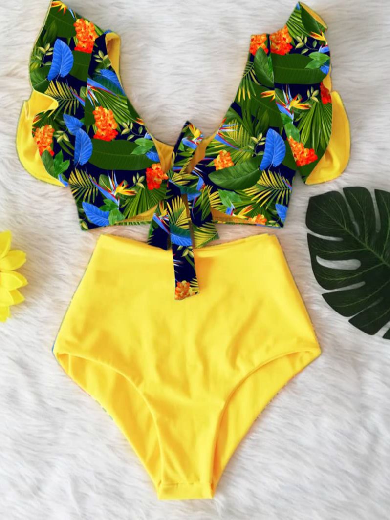 Ruffle Bikini Set