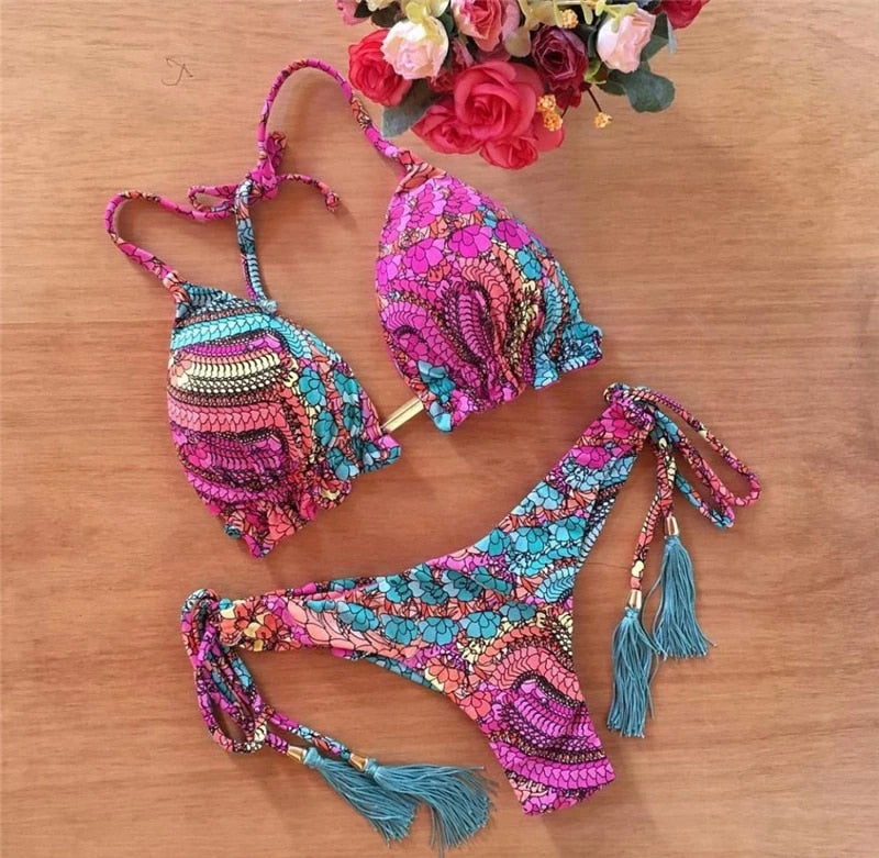 Push Up Bikini Set