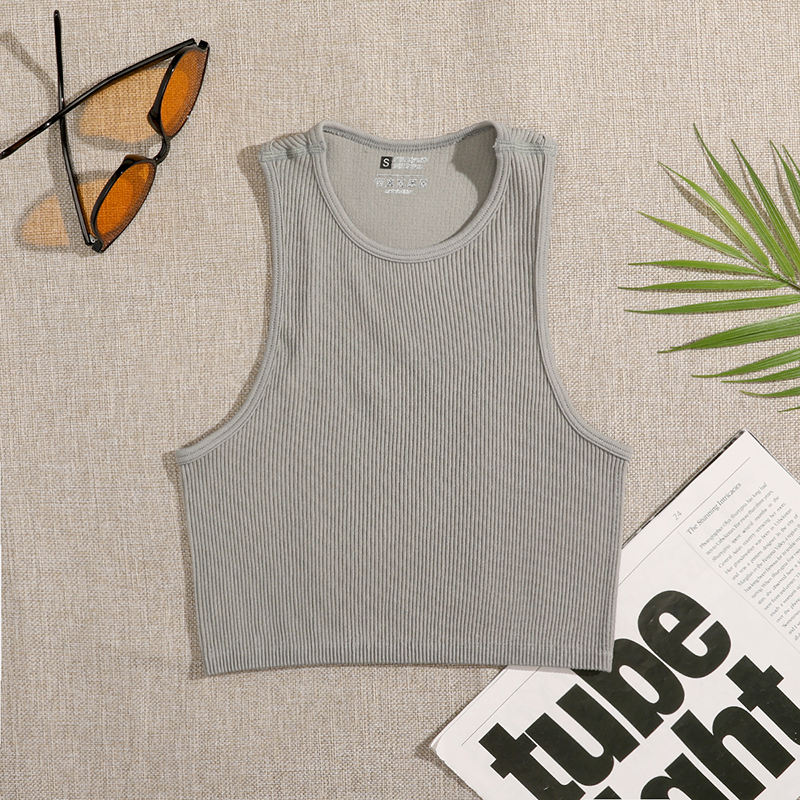 Woman's Solid Crop Top