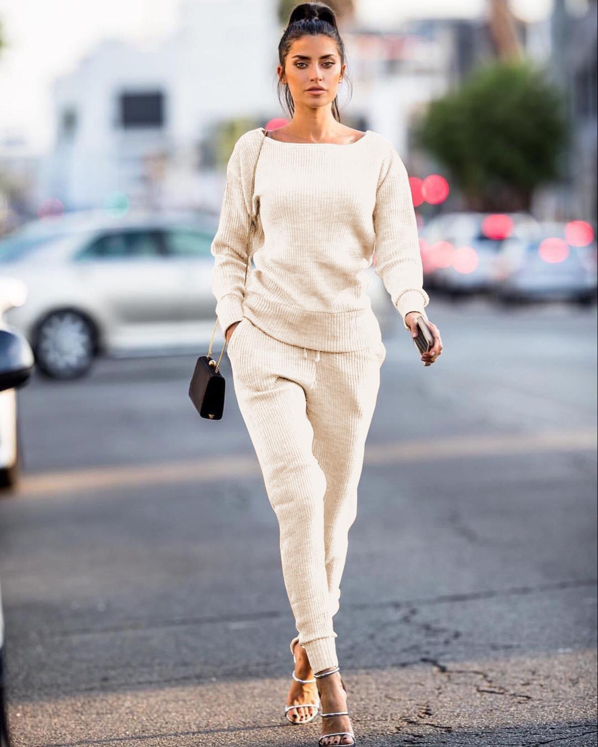 Knitted 2 piece Tracksuit