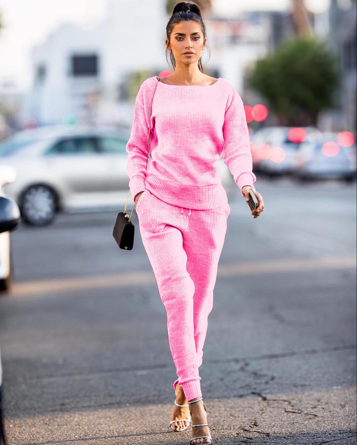 Knitted 2 piece Tracksuit