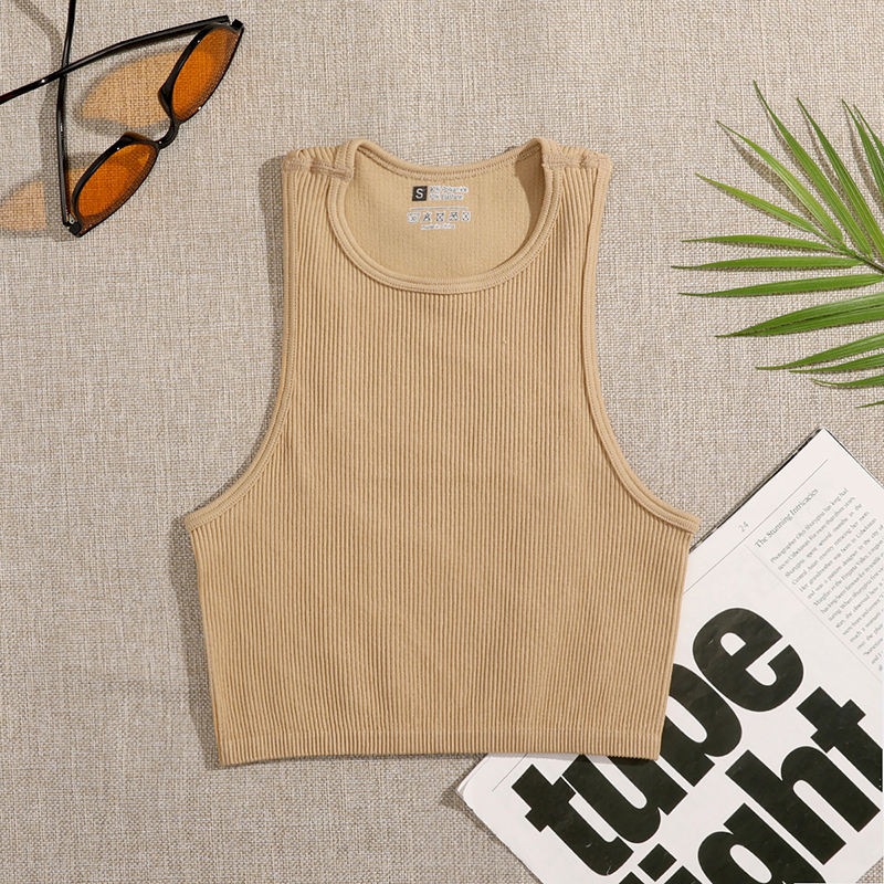 Woman's Solid Crop Top