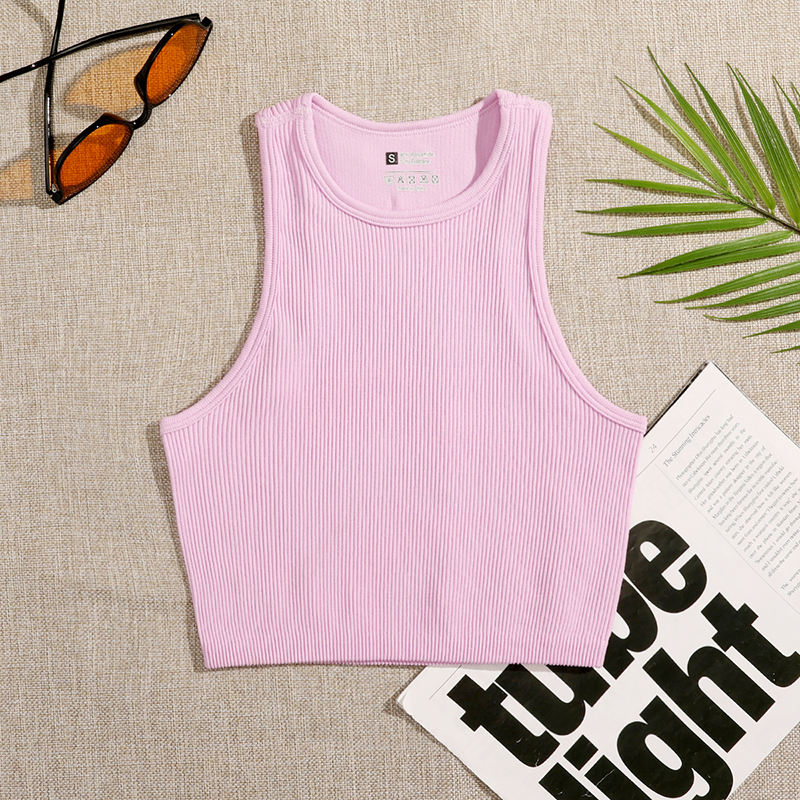 Woman's Solid Crop Top