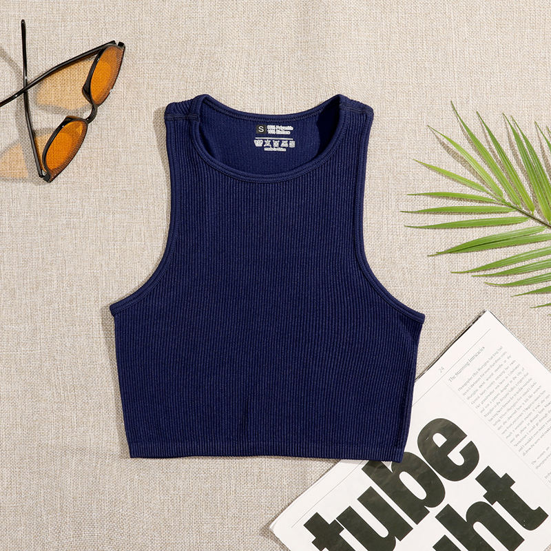 Woman's Solid Crop Top