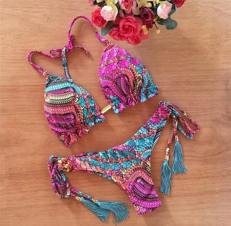 Push Up Bikini Set
