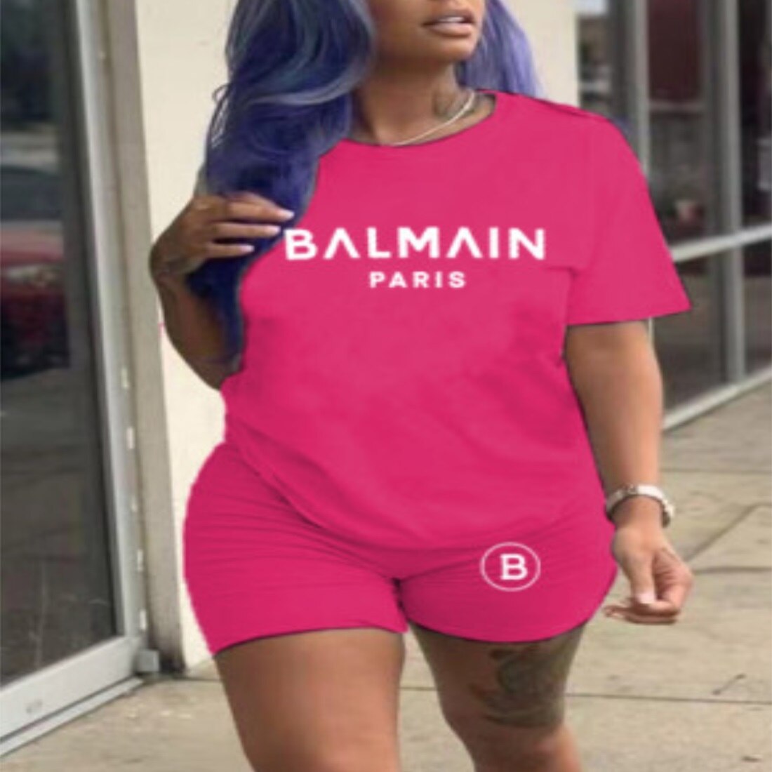 Two-piece matching Short Set